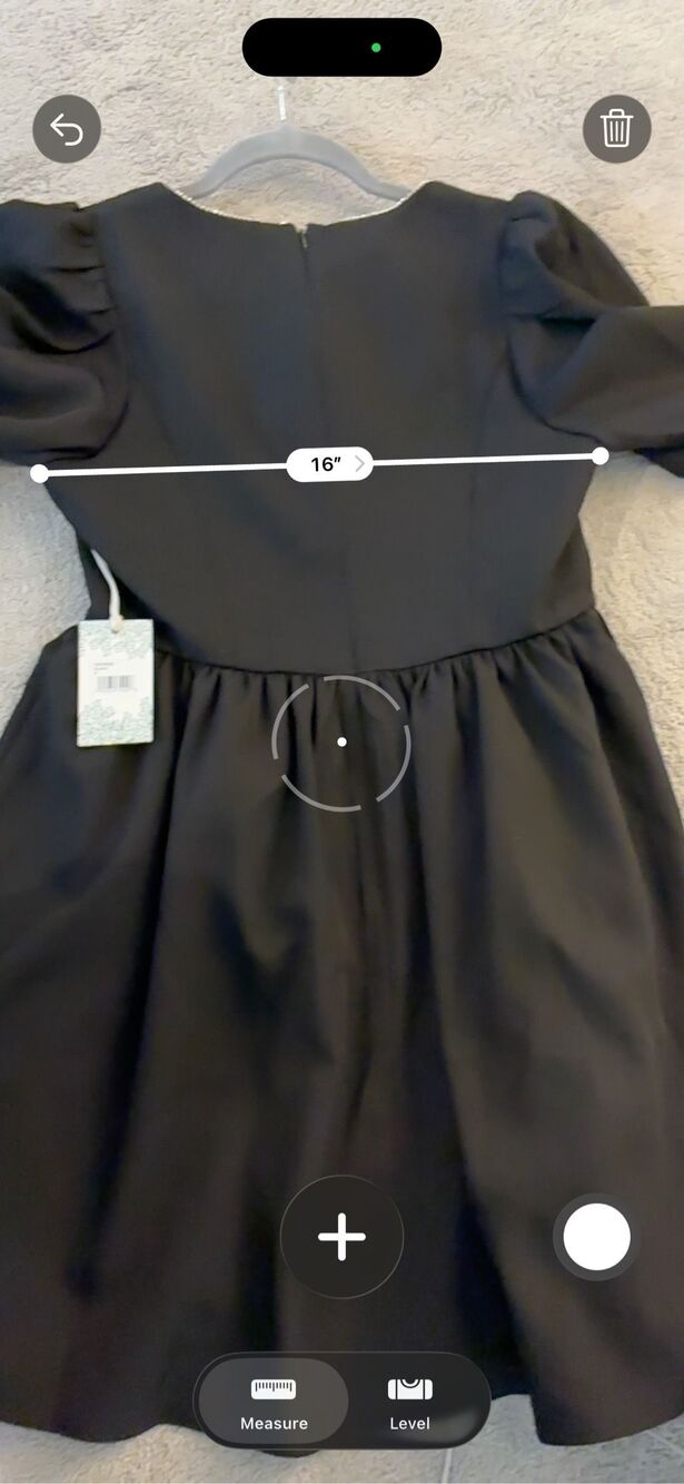 NWT Hyacinth House Blair Black Embellished Bow Long Sleeve Mini Dress, Small $17 - Picture 8 of 11